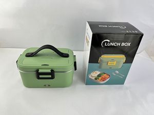 Boîte à lunch électrique portable 2-en-1 en acier inoxydable 1,8 L pour la maison, 220 V/110 V/24 V/12 V, avec sac de transport - Product Image 4