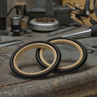 Joint d'étanchéité compact ZHIDE pour tige de piston en PTFE et bronze avec joint torique NBR FKM pour pompe hydraulique