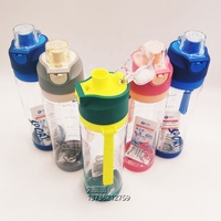 Bouteille d'eau en plastique écologique, ml, pour sport, avec marquage des capacités