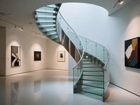 Escalier en colimaçon extérieur anti-corrosion en acier galvanisé, marches antidérapantes pour villa et hôpital, facile à installer
