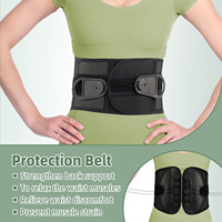 Ceinture de soutien lombaire à double traction Ceinture de soutien lombaire respirante Ceinture de soutien du bas du dos pour adultes Hommes Femmes