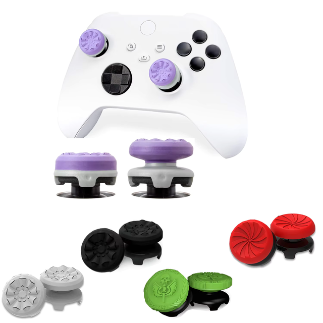Freek Galaxy Thumb Grip Caps for PS4 PS5 FPS High-Rise Analog Stick Grips Covers for Xbox Series S/X Controller Silicone case