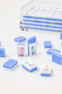 Juego de Mahjong Acrílico de Lujo Moderno Americano 2026, Portátil, con Botas y Burbujas, Diseño Personalizado para Juegos de <span class=keywords><strong>Casino</strong></span> para Adultos - Product Image 6