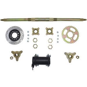 Cụm cầu sau ATV dài 745MM với đĩa phanh 160MM # Bánh xích 428-37T có đai ốc Bu lông trục bánh xe cho xe <span class=keywords><strong>110cc</strong></span> 125cc - Product Image 3