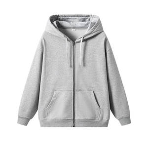 Vestes d'équitation décontractées pour hommes avec logo personnalisé en gros, vestes à capuche à manches longues en coton avec poches - Product Image 5