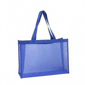Bolsa de Mano de Malla para Mujer con Logotipo Personalizado al por Mayor, Bolsa de Compras, Bolsa de Playa - Product Image 2