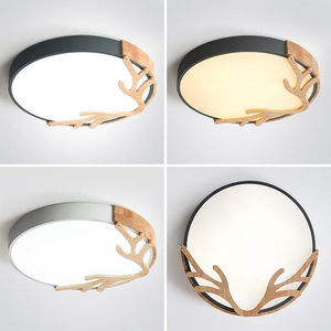 Suspension LED moderne design floral 15 têtes blanc chaud 3500K avec abat-jour en acrylique et base en bois pour salon CRI 80 Garantie 3 ans - Product Image 2