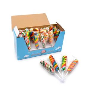 Sucettes rondes colorées en spirale torsadée, sucettes, <span class=keywords><strong>bonbons</strong></span>, vente chaude - Product Image 3