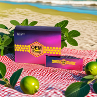 Nouvelles boîtes coulissantes VIP pour miel, design dernier cri, vente en gros, emballage extérieur robuste pour miel VIP