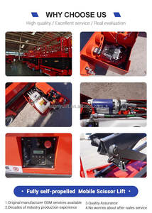 Hanyu छोटे स्व-चालित इलेक्ट्रिक हाइड्रोलिक कैंची लिफ्ट मध्यम वृद्धि और कम वृद्धि वाली इमारतों के लिए मंच - Product Image 5