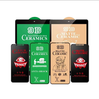 Film de protection en céramique 9D mat pour la confidentialité, PMMA, Micas 100D, pour iPhone 11, 16, 15, XR, 14, 13, 17, 18 Pro Max, Pelicula Protetora Cermica