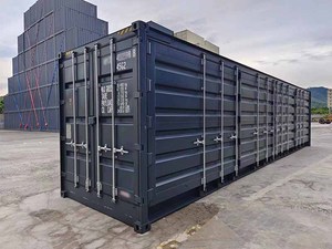 ตู้คอนเทนเนอร์ขนาด 76 คิวบิกเมตร 40 ฟุต แบบ High Cube ประตูเปิดด้านข้างเต็มบาน 40HQ ตู้คอนเทนเนอร์ขนส่งสินค้าแห้งแบบเปิดด้านข้าง - Product Image 1