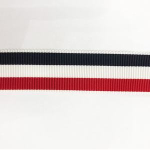 Cinturón de Encaje con Diseño de Espiga Impresa en Tres Colores, Rojo, Blanco y Azul, para Ropa, con Cinta de Poliéster Lisa - Product Image 6