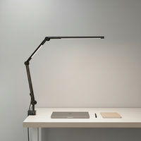 Lampe de bureau LED moderne électrique pliable pour la protection des yeux avec double source de lumière, idéale pour les chambres, flexible, contrôle tactile simple et variateur d'intensité