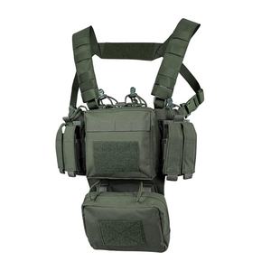 Nice Design Detachable Tactical Chest Rig Utility <b>Molle</b> Mag Pouch <b>Bag</b> IFAK Catchall Men's Waist Belt Pack - Product Image 1