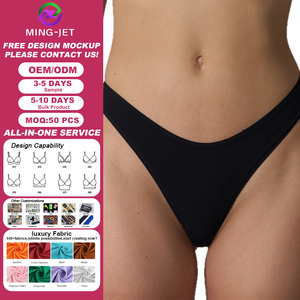 Tanga con Cintura Baja que Brinda una Sensación de Pecho Descubierto, de Secado Rápido, Cómoda, Altamente Elástica, Sexy y a la Moda - Product Image 1