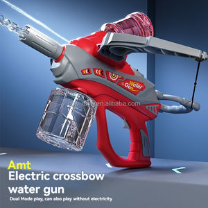 2 in 1 elektrikli plastik su tabancası ile oyuncak oklar yetişkinler ve çocuklar için uzun menzilli çekim yaz açık oyuncak - Product Image 2