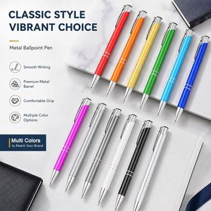 Promotion Office Business Activities Gift <b>White</b> <b>Pens</b> Custom LOGO Printed Metallic <b>Pen</b> With Logo - Product Image 2