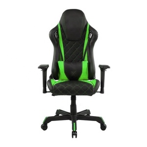 2026 Big Green Chaise de bureau gaming avec massage et vibrations, <span class=keywords><strong>fauteuil</strong></span> <span class=keywords><strong>gamer</strong></span> avec support dorsal réglable, chaise de bureau standard Silla Escritorio - Product Image 1