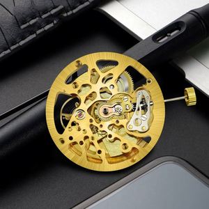 Movimiento de reloj manual esqueletizado de oro genuino SZ2012, pieza de repuesto para reloj SZ2002/SZ2012 - Product Image 3