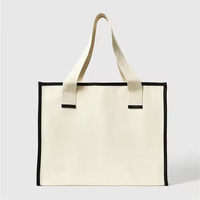 Tas jinjing kapas kanvas wanita model baru, desain cantik, kapasitas besar, MOQ rendah, cocok untuk ekspor, dengan logo.