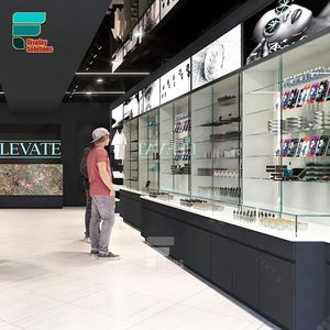 Présentoir de club de golf au détail présentoir en verre <span class=keywords><strong>Smok</strong></span> <span class=keywords><strong>Shop</strong></span> conception de dispensaire optique meubles de magasin de fumée - Product Image 3