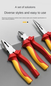 18-Mảnh Chất Lượng Cao Cách Điện Tuốc Nơ Vít Bộ Đa Chức Năng Thợ Điện Công Cụ Kit Hộp Công Cụ Di Động DIY Nhựa Công Nghiệp - Product Image 5