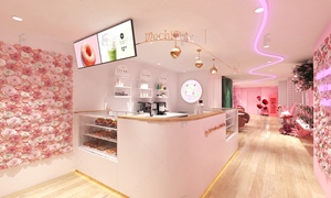 Design d'Interni Moderno per Gelateria, Bubble Tea, Negozio di Succhi di Frutta, Caffetteria e Negozio di Tè al Latte - Product Image 2