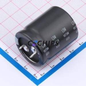 LSM331M2W--A3035N <b>Snap</b>-in Aluminum Electrolytic Capacitor Through hole Component (THT),D30xL35mm 330uF 20% 450V 30mm - Product Image 2