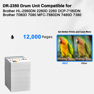 Unidad de Tambor Compatible IBEST <span class=keywords><strong>Brother</strong></span> DR-<span class=keywords><strong>2350</strong></span> DR2350 para <span class=keywords><strong>Brother</strong></span> <span class=keywords><strong>HL</strong></span>-2560DN 2260D 2260 DCP-7180DN 7080D - Product Image 2