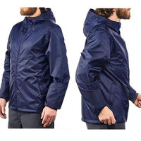 Vente en gros Veste d'extérieur mince compressible vierge Blouson aviateur coupe-vent à capuche vintage en nylon avec logo personnalisé pour hommes