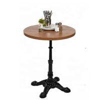 Foshan Table à manger haute classique en fonte quatre orteils mélamine bois massif véritable pierre artificielle haut en céramique moderne extérieur
