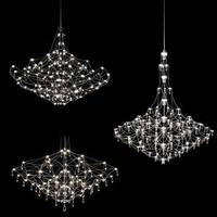 Lustre de plafond moderne de luxe DUOMEIJU en or chromé et cristal, réglable en hauteur, pour hôtel, grand modèle, pour mariage, avec éclairage LED