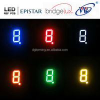 Le segment ultra rouge lumineux du chiffre 7 de 0.56 pouces a mené la Houkem-5613-A d'affichage/BUR 10 goupilles CA CC LED