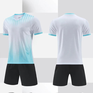 Nuove Maglie da <span class=keywords><strong>Calcio</strong></span>, Set Sportivi, Uniformi di Squadra, <span class=keywords><strong>Maglia</strong></span> da <span class=keywords><strong>Calcio</strong></span> a Righe in Poliestere con Sublimazione <span class=keywords><strong>Termica</strong></span>, Completo da <span class=keywords><strong>Calcio</strong></span> per Club - Product Image 4