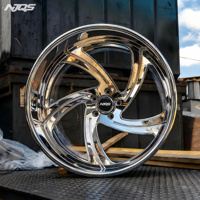 Jantes forgées NJQS 5x112 5x120 5x114.3 de 22, 24, 26, 28 pouces à déport profond pour Intro Impala, Oldsmobile, Caprice, Pickup