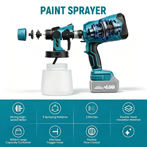 <span class=keywords><strong>Pistolet</strong></span> <span class=keywords><strong>à</strong></span> <span class=keywords><strong>peinture</strong></span> sans fil <span class=keywords><strong>Makita</strong></span>, <span class=keywords><strong>pistolet</strong></span> électrique pour meubles, murs, clôtures, armoires et travaux de <span class=keywords><strong>peinture</strong></span> <span class=keywords><strong>à</strong></span> domicile - Product Image 4