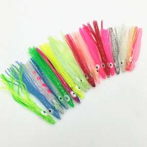 Gonne luminose a forma di ago per calamari, <span class=keywords><strong>esche</strong></span> morbide per <span class=keywords><strong>esche</strong></span> di polpo <span class=keywords><strong>artigianali</strong></span> per Jigging ganci di assistenza di ricambio calamari per polpi - Product Image 4