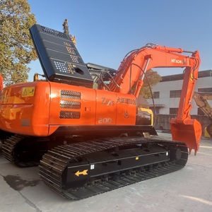 Excavatrices sur chenilles d'occasion Hitachi ZX200 de 20 tonnes de qualité supérieure, originales du Japon, bon marché, avec composants hydrauliques et puissance de creusement élevée - Product Image 2