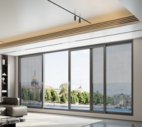 2025 Chine fabricant Usine Conception Maison Porte Coulissante Australie Rupture Thermique Aluminium Verre Porte Coulissante et Empilable