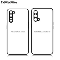 Coques de téléphone tendance et originales en TPU souple 2D personnalisables, avec plaque en aluminium par sublimation, antichoc, anti-poussière et anti-rayures, noires, à prix d'usine.