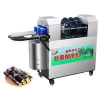Goede prijs, snelle, volautomatische suikerriet schil- en snijmachine, motor, roestvrijstalen behuizing, 220V, efficiënt voor fruit en groenten