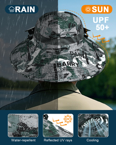 Summer Cooling USB Rechargeable Solar Panel Hats Camouflage Solar Fan Outside <strong>Fishing</strong> Hat Wholesale