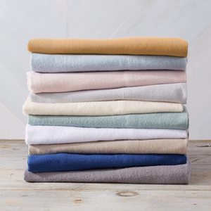Nhà dệt mềm mại và ấm áp 100% cotton đôi chải <span class=keywords><strong>flannel</strong></span> 32 dệt OEM mùa đông Rắn Đồng bằng nhuộm tấm ga trải giường bộ đồ giường đặt - Product Image 6
