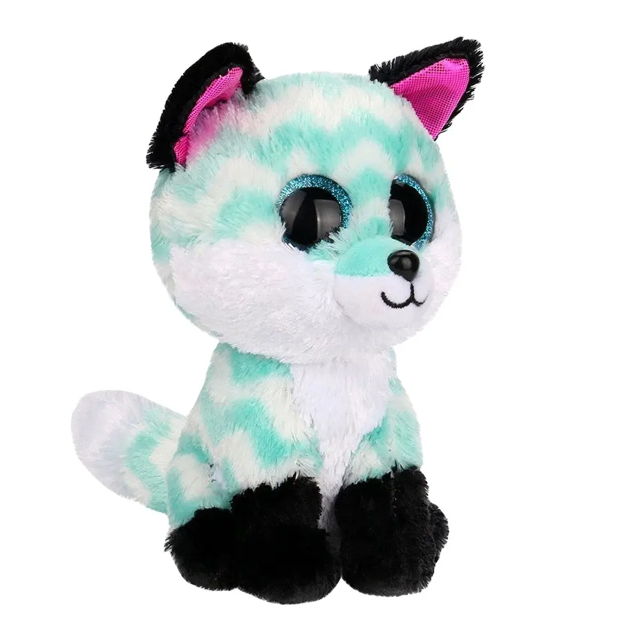 F165 Sparkle Cat Doll Little Soft Plush Toy Big Eyes Stuffed Plush Animals Babies Stuffed Soft Toy Miniature Cat