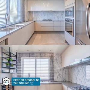 Meubles de <span class=keywords><strong>cuisine</strong></span> modernes en stratifié sur mesure de George Group avec îlot central - Product Image 5