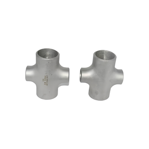 Raccord de tuyauterie à quatre voies à diamètre variable en acier inoxydable, soudé sans couture, utilisé pour le traitement de l'eau et les conduites industrielles - Product Image 5