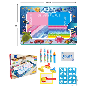 100Cm * 80Cm Groothandel Kinderen Tekenen Speelgoed Diy Educatief Water Tekening Canvas Doodle Tekening Mat Voor Kinderen Cadeau - Product Image 1