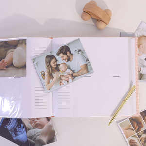 Carnet <span class=keywords><strong>de</strong></span> notes à mémoire personnalisé pour bébé Album d'enregistrement <span class=keywords><strong>de</strong></span> <span class=keywords><strong>naissance</strong></span> <span class=keywords><strong>Livre</strong></span> d'étape pour enfant Cadeau souvenir 10e anniversaire Scrapbook - Product Image 3