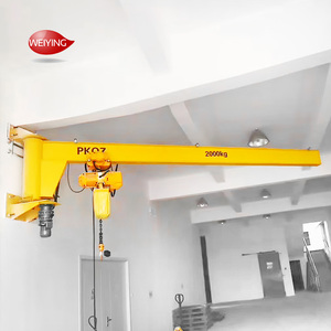 Grúa de Brazo Giratorio Mini de Alta Resistencia y Gran Capacidad, 1 Tonelada, con Polipasto de Cadena para Obras de Construcción, Brazo Giratorio para Elevación - Product Image 3